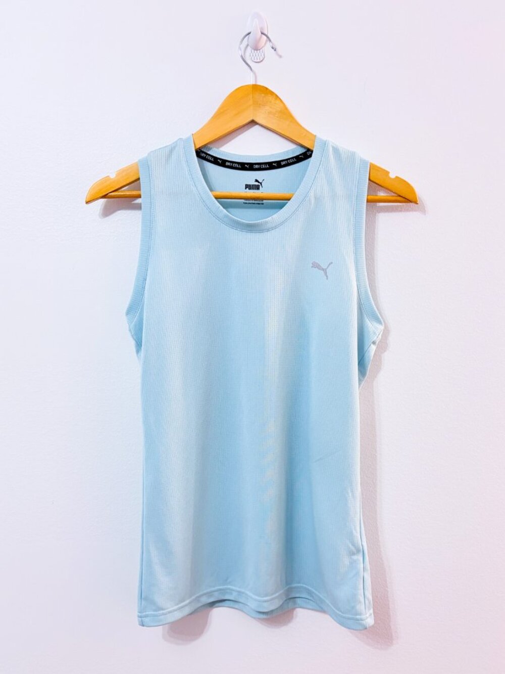 PUMA Light Blue Tank Top | DryCELL Athletic Workout | X-Small